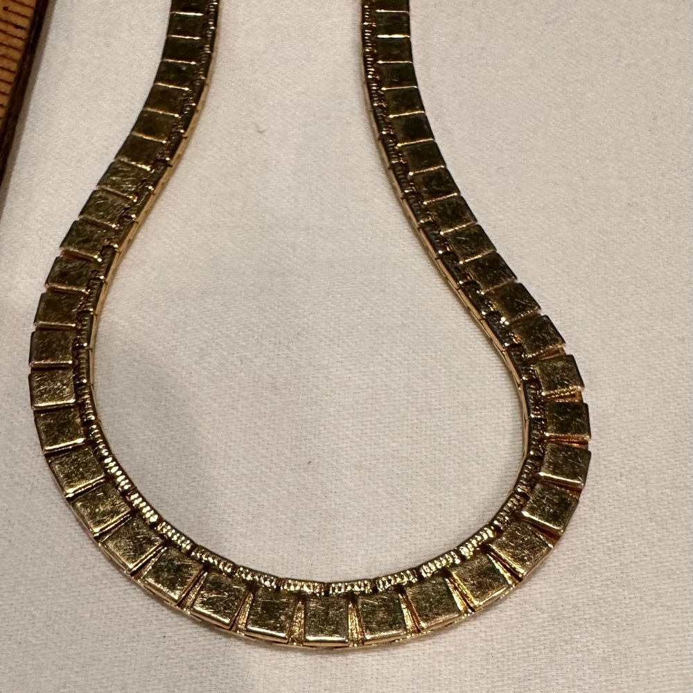 Gold 13” Necklace in New Condition‎